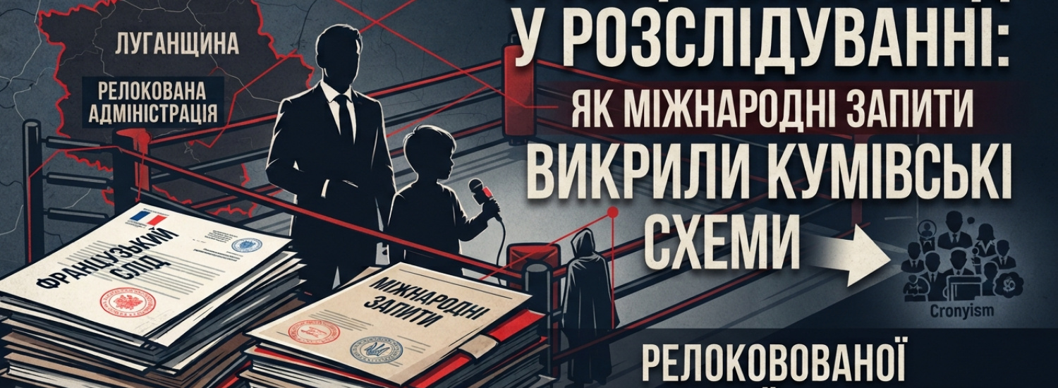 Французький слід у розслідуванні: Як міжнародні запити викрили кумівські схеми релокованої адміністрації з Луганщини
