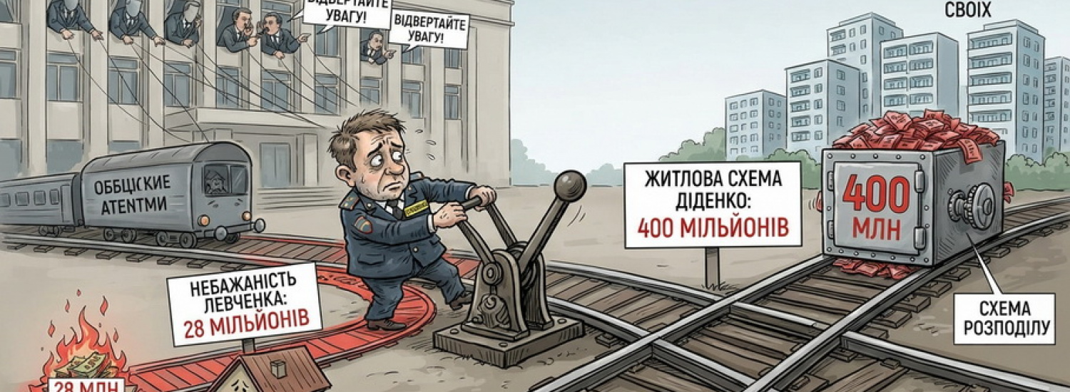 Операція «Стрілочник»: як Луганська ОВА згодовує публіці 28 мільйонів недбалості Левченка, аби приховати 400 мільйонів житлової схеми Діденко