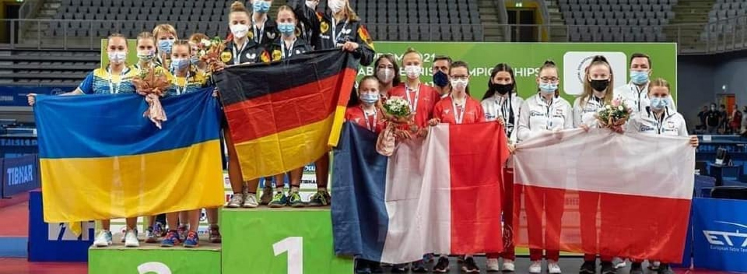 Спортсменки з Луганщини вибороли нагороди юніорської першості Європи з настільного тенісу