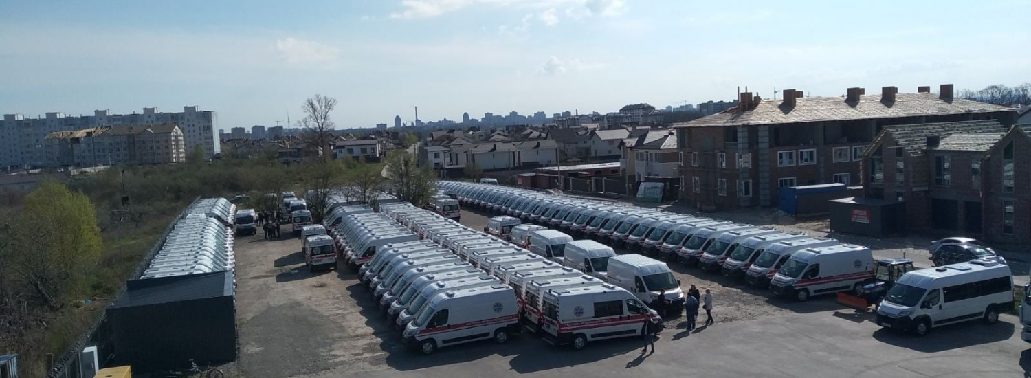 ﻿Луганщина отримала сім нових автомобілів швидкої допомоги, загалом очікується 38