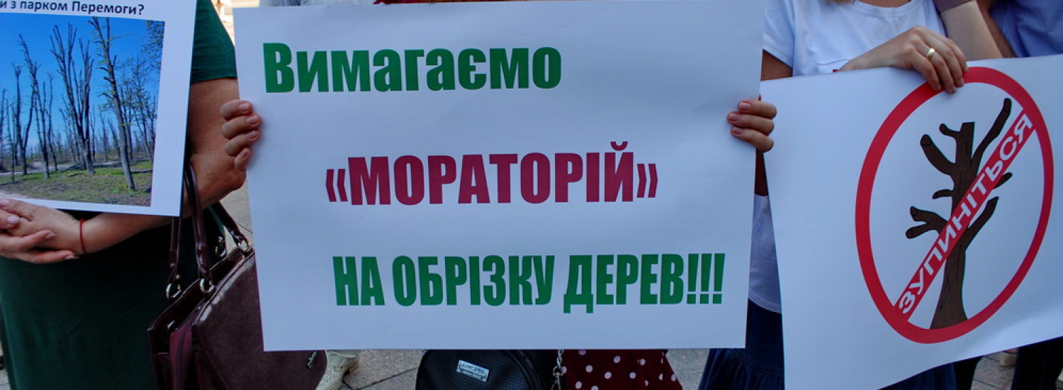 У Кропивницькому еко-активісти виступили проти потворності «під стовп»