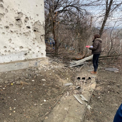 Унаслідок обстрілів пошкоджено майно Попаснянського райводоканалу, лінії електропередач та газогін