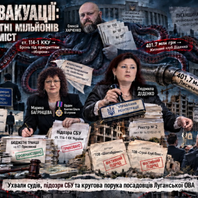 Тіньовий картель евакуйованої Луганщини: як під патронатом Олексія Харченка ділили мільйони, ховали кримінал і торгували військовою бронею