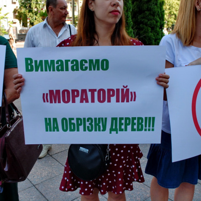 У Кропивницькому еко-активісти виступили проти потворності «під стовп»
