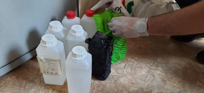 На Луганщині поліцейські викрили «лабораторію» з виготовлення амфетаміну