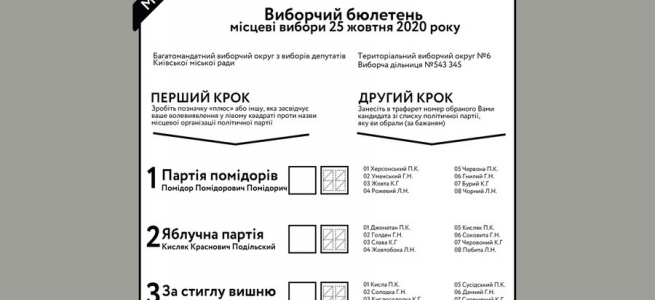 ﻿Центральна виборча комісія роз'яснила порядок заповнення виборчого бюлетеня