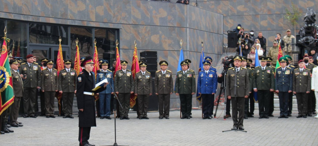 Ліцеїсти Кадетського корпусу імені героїв Молодої гвардії склали присягу на Хортиці