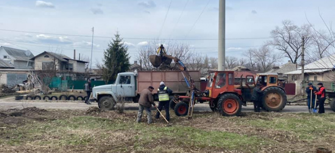 ﻿У місті Рубіжне, що на Луганщині розпочався весняний місячник санітарної очистки та благоустрою територій