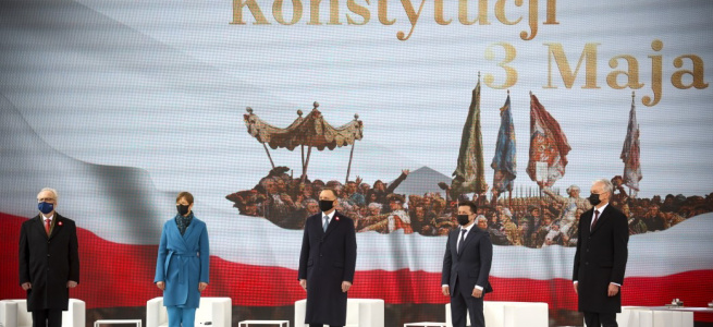 ﻿Президент взяв участь в урочистостях з нагоди 230-ї річниці Конституції Польщі 3 травня