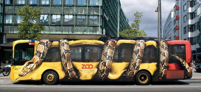 ﻿Яскрава та креативна реклама на автобусах і тролейбусах (ФОТО)