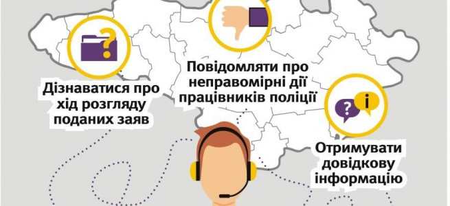 Поліція щодо телефону інформаційної підтримки