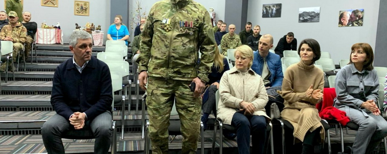 У Пущі-Водиці спортсмени з Луганщини провели захід для ветеранів війни