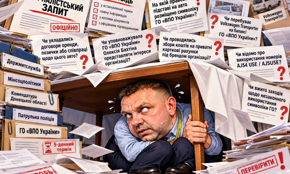 Законодавці поза законом: поки Мінрегіон пише стандарти евакуації, нардеп Ткаченко ховає запити, а його бус їздить під номерами київського Mercedes