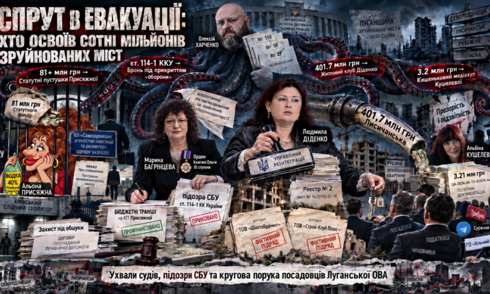 Тіньовий картель евакуйованої Луганщини: як під патронатом Олексія Харченка ділили мільйони, ховали кримінал і торгували військовою бронею