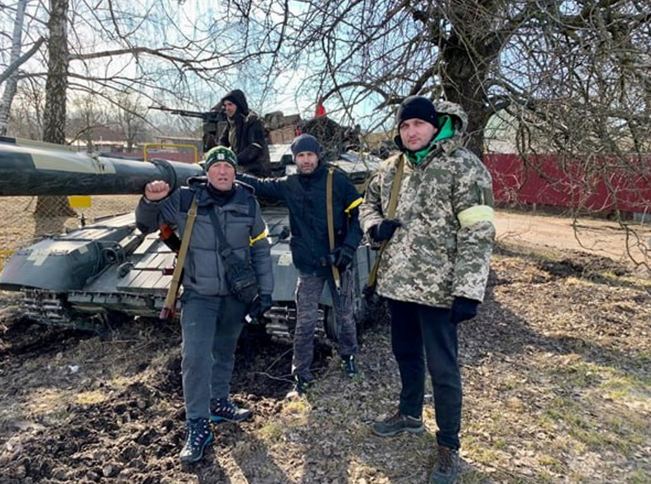 хоменко з побратимами